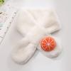 Children Warm Fruit Scarf New Imitation Rabbit Hair Autumn Winter Soft Girls Sweet Neck Scarf