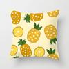 Yellow Flower Pillowcase Office Living Room Home Pillowcase Car Ornaments