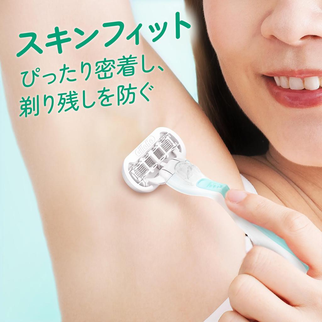 Gillette Venus VENUS Barberhøvel for for Sensitiv for Glatt Kropp og Erstatning 5 Embrace Sensitive Kvinner, Hud, Hud, Blader, Stykker,
