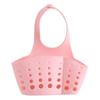 Adjustable Snap-On Faucet Sink Storage Basket for Sponges and Draining