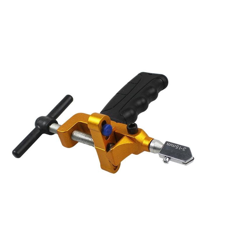 2 in 1 Portable Handheld Multifunctional Manual Glass Cutter Ceramic Tile Opener Divider Cutting Home Hand Tools 2 in 1 Glass Ceramic Tile Cutter Opener