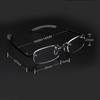 New Frameless Myopic Glasses Gray Frame Eyeglasses Men Women Rimless Super Light Frame Myopia Glasses 100 ~ 400 Degrees