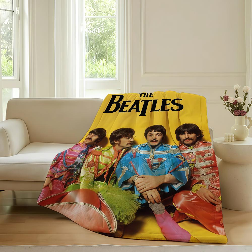 

Hot rock band The B-Beatles Blanket For Sofa Office Bed Plane Travel Sleep Read Relax Camping Soft And Warm 30x40in
