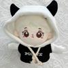 White 10cm Plush Hoodie with Horns, Cotton Doll Clothes, G.triger, for Oshi-Nui (Pre-owned)