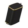 304 Stainless Steel Waste Bin with Slow Close Technology Foot Pedal and 90 Degree Lid Stay for Easy Cleaning