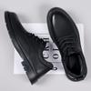 WAERTA Herrenstiefel Britische Arbeitsstiefel Low-Top Flache Herren Arbeitsschuhe Vielseitige Herren Freizeitschuhe Retro Motorrad Echtlederschuhe
