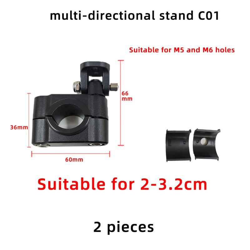 Motorsykkel Spotlight Utvidelsesbrakett Universal Mount Bracket Støtfanger Støtdemperbrakett