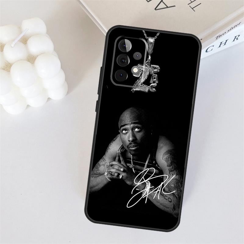 Tupac Shakur Hülle für Samsung Galaxy A55 A35 A15 A36 A56 A26 A16 A22 A32 A52 A54 A34 A53 A33 A13 A06 A05