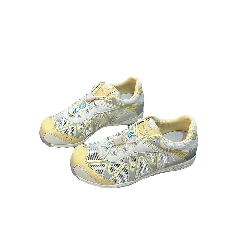 Breathable mesh running shoes outdoor versatile hiking shoes women's summer new buckle casual running shoes