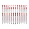 12PCS Quick Drying Retractable Gel Pen Ergonomic Silicone Grip 0.5MM Tip Gel Pen Office Writing Tool for Note Taking