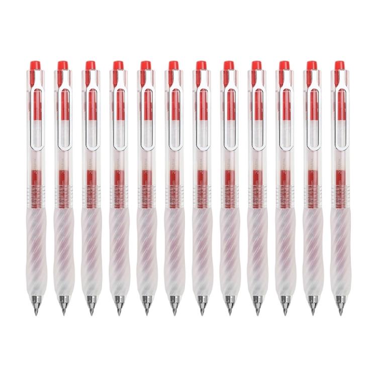 12PCS Quick Drying Retractable Gel Pen Ergonomic Silicone Grip 0.5MM Tip Gel Pen Office Writing Tool for Note Taking