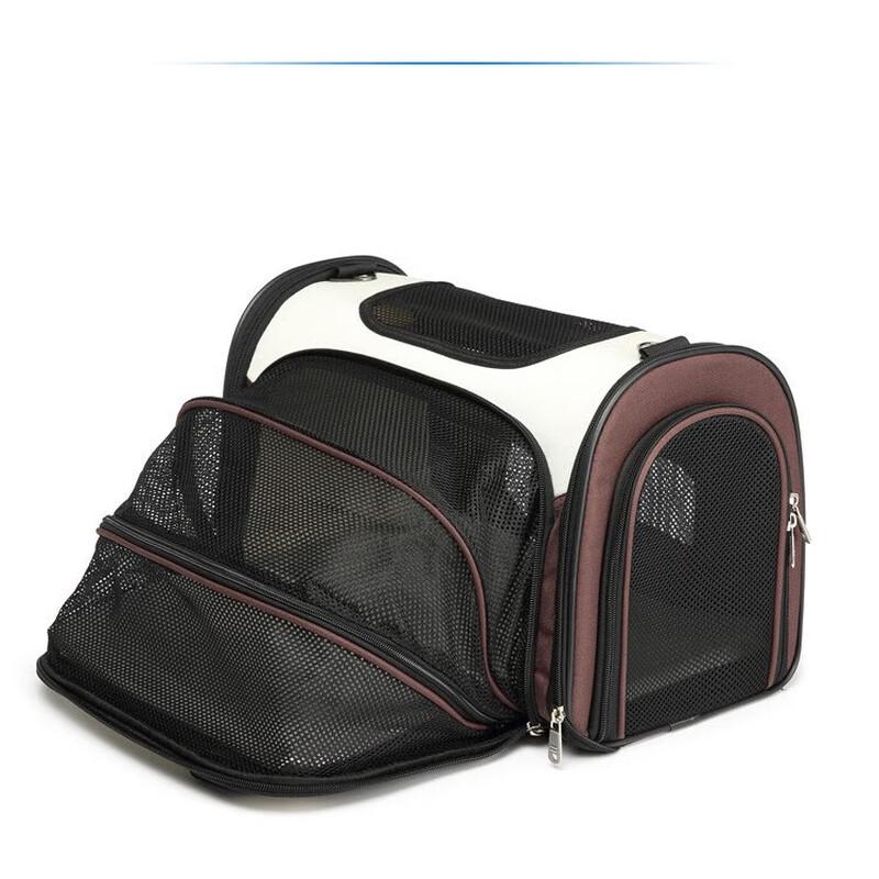 Expandable Mesh Foldable Pet Carrier