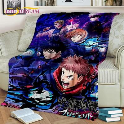 Manta 3D de Anime Jujutsu Kaisen Itadori Yuji, manta suave para el hogar, dormitorio, cama, sofá, Picnic, viajes, oficina, manta para niños