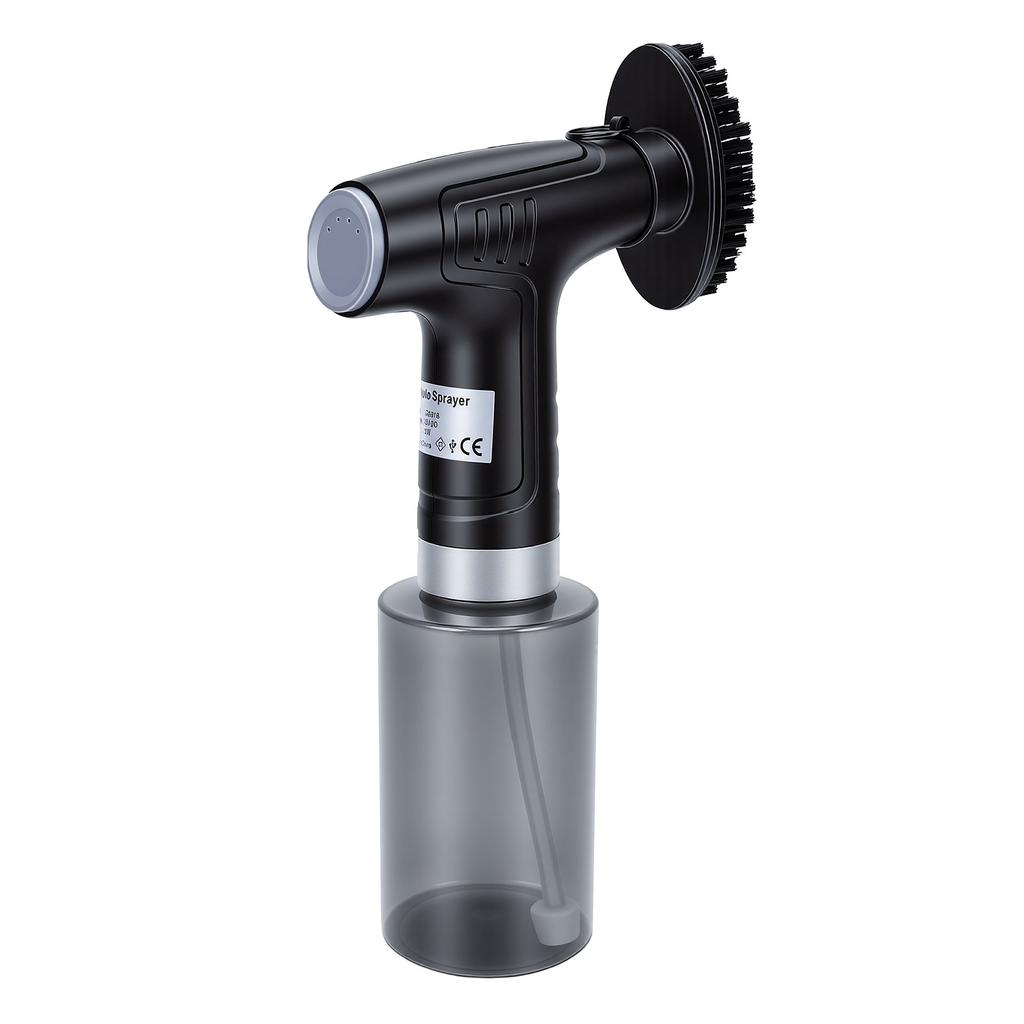Electric Golf Club Cleaner Brush Battery Powered Automatic Water Outlet Golf Club Brush with Transparent Water Bottle