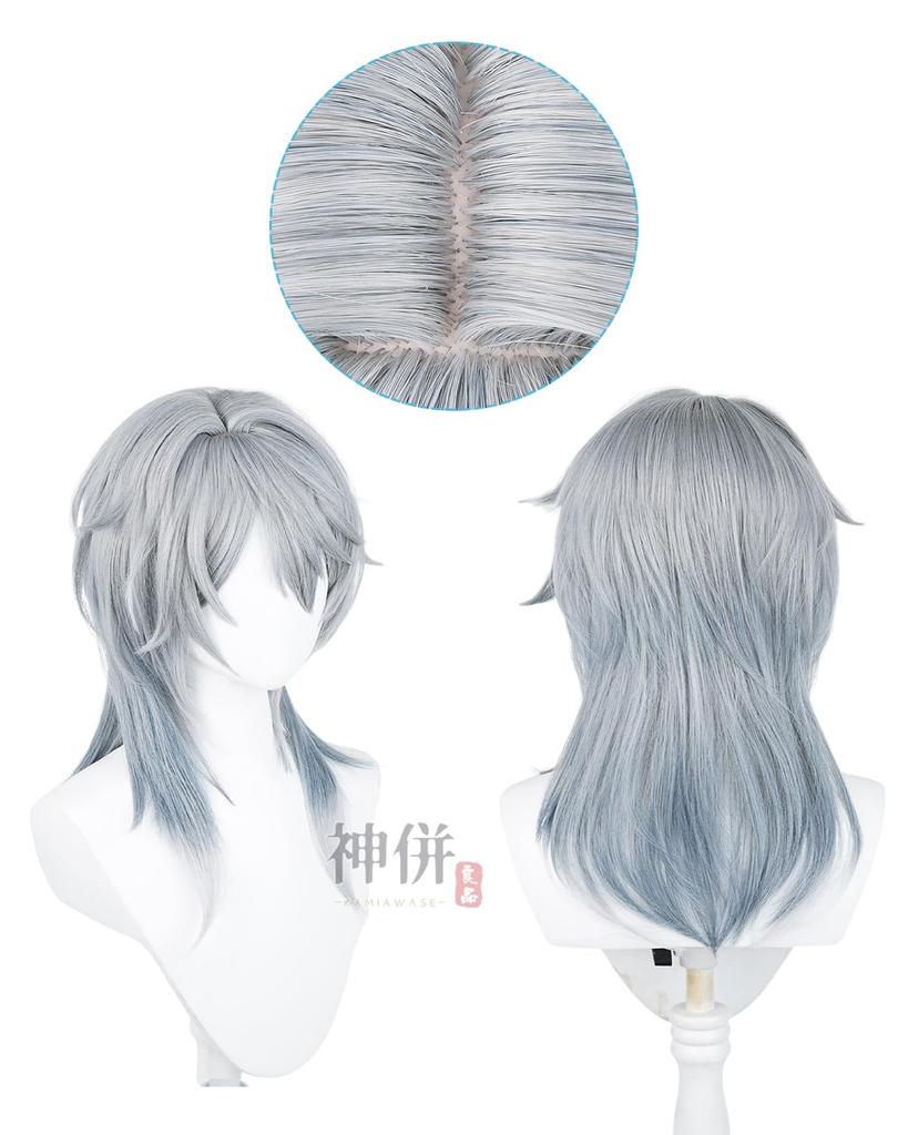 Sunday Cosplay Wig Head of the Oak Star Rail Cosplay Costume for School and Stage Performances Cosplay Wig Size [Excellent Quality] Included, Family,