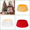 Retro Christmas Tree Skirts Sequin Xmas Tree Skirt Christmas Tree Surround Base  Festival