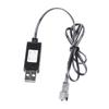 7.4V 500mAh R/C Rechargeable Battery Pack with USB Charging Wire Great Bearing Spare Part for 1/10 RC Car WPL Model Toys