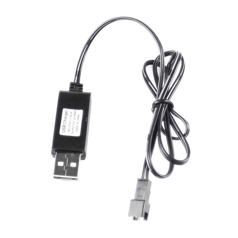 7.4V 500mAh R/C Rechargeable Battery Pack with USB Charging Wire Great Bearing Spare Part for 1/10 RC Car WPL Model Toys