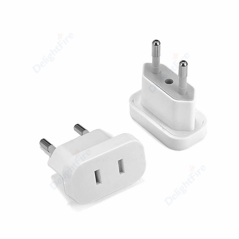 EU-Steckeradapter China CN Amerika US nach EU Euro Europäisch Russland Spanien Korea KR Reiseadapter 2-Pin AC-Wandler Steckdosen Buchse