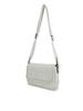 Guess HADDINGTON MINI CROSSBODY FLAP Schultertasche Weiß, Damen,