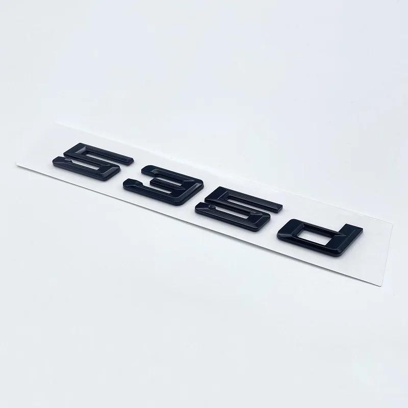 3D New Font Numbers Letters for BMW 5Series E39 E60 E61 F10 F1 520d 523d 525d 530d 535d 540d ABS Emblem G30 Car Trunk Sticker