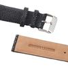 Stingray Leather Watch Band Belt Black 22mm Spring Bars Spring Bar Remover Included [Revetta] [089-1stb22]