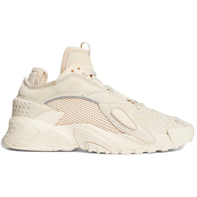 Adidas Originals Streetball Mesh Fabric Suede Sports Low-Top Casual Shoes Women Sneaker Light-Gray FX9791