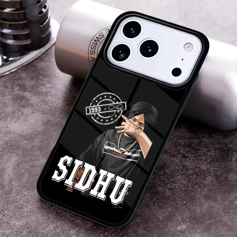 Indischer Rapper Sidhu Moose Wala Handyhülle für iPhone 17 16 15 Pro Max Air 14 13 12 11 Plus Stoßfeste Hülle