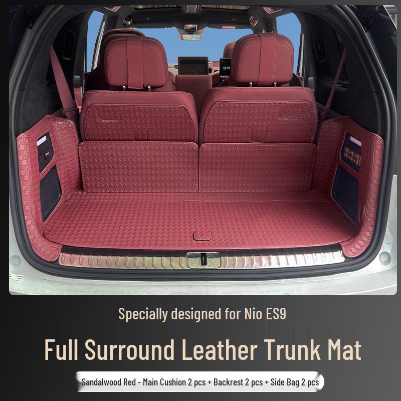 Full Coverage Trunk Mat for 26 NIO ES9 Models: Seat Back & Tail Box Interior Accessory