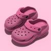 5.0 Height-increasing Hole Shoes PVC Women's Summer New Cute Muffin Thick-soled Non-slip Bag Head Slippers