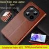 Redmi NOTE15PRO+ Flip Case with Crazy Horse Pattern for iPhone VivoX9 - New Style Crystal Material Leather
