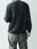 SHIPS Any Knit, Handwashable, Cotton Cashmere Sweat-Like Knit, 2024FW, Men's, 716040015, Dark Gray, Size XL