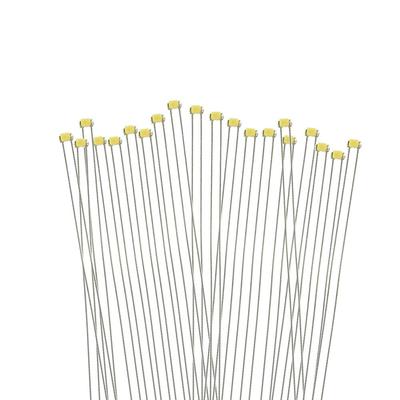 PTFE Wired SMD 0402 Chip Warm for Model and Dioramas 20-Pack LEDs, White, Trains, Railways, Buildings,