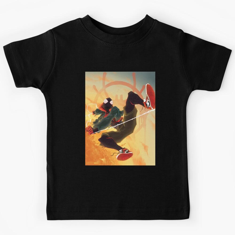 _What_s Up Danger_ Miles Morales Graphic Kids T-Shirt 140