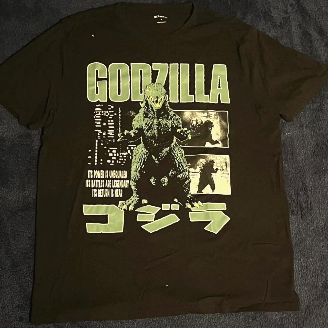 Vintage Godzilla T-Shirt Movie Monster Graphic Tee Unisex S-5XL S