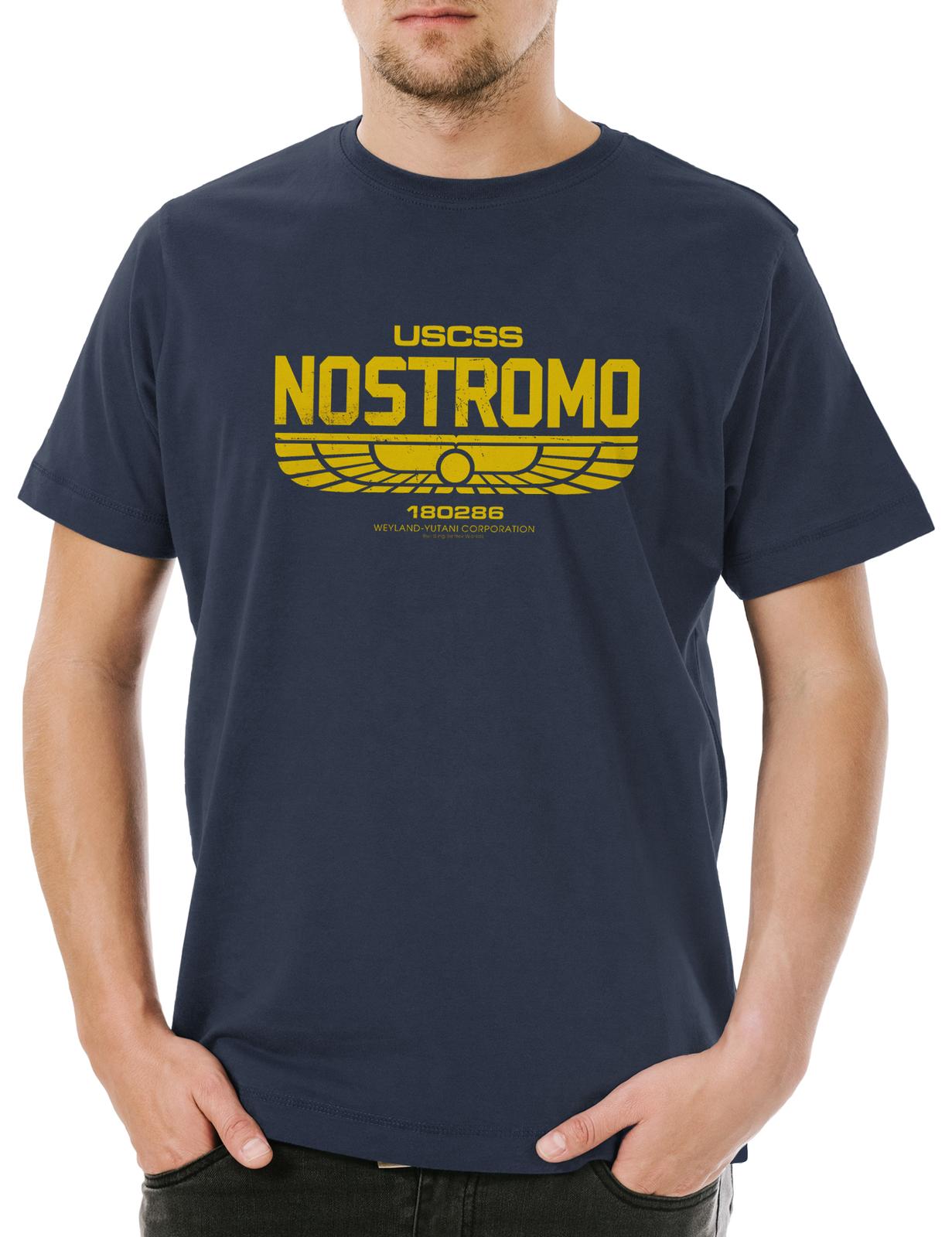 Мужская футболка USCSS Nostromo 4 Мужские Женские Футболки Топ Чужой Прометей Ностромо Корпорация Вейланда XL