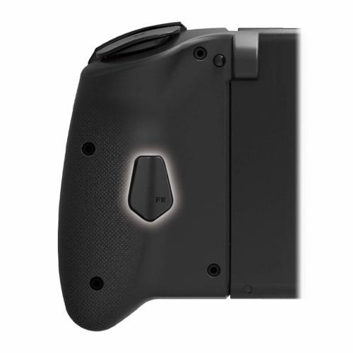 Utstyrt med kontinuerlig brann- og kontinuerlig brannhold-funksjon [Nintendo-lisensiert produkt] Grip-kontroller for Nintendo Switch Clear Black [Nintendo