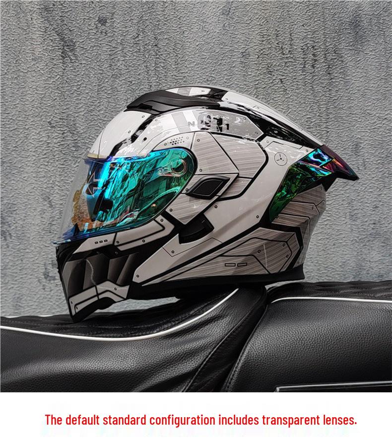 E5GOrz Flip-up Motorcycle Helmet for Men & Women – Full Face, All-Season with Bluetooth Slot, Big Tail Wing, 3C Certified