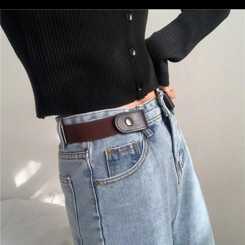 

Adjustable Modern Elastic Belt For Women In Multiple Colors And Patterns Ideal For Everyday Wear Coffee