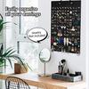 Felt Earring Storage Hanging Bag Wall Hanging Jewelry Hanging Bag Wall Hanging Necklace Ring Storage Bag XYZ