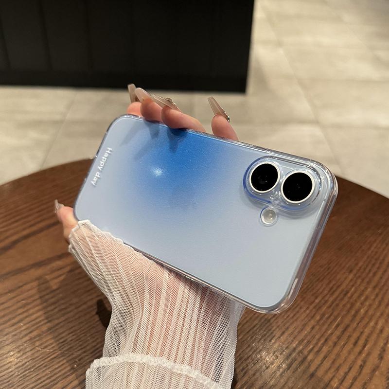 Luxus Pinker Farbverlauf Transparente Handyhülle Für iPhone 16 15 14 13 12 11 Pro Max Plus Mode Klar Weich Stoßfest Bumper Abdeckung