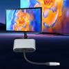 Multiports USB C To 4K 30Hz Adapter with VGA USB 3.0 Port & 100W Power Delivery Charging For High Speeded Data Transfer