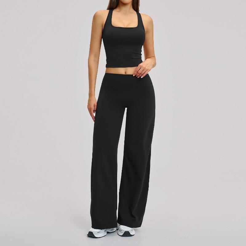 Grinding sports suit, tight back sports fitness suit, outdoor casual running yoga suit S