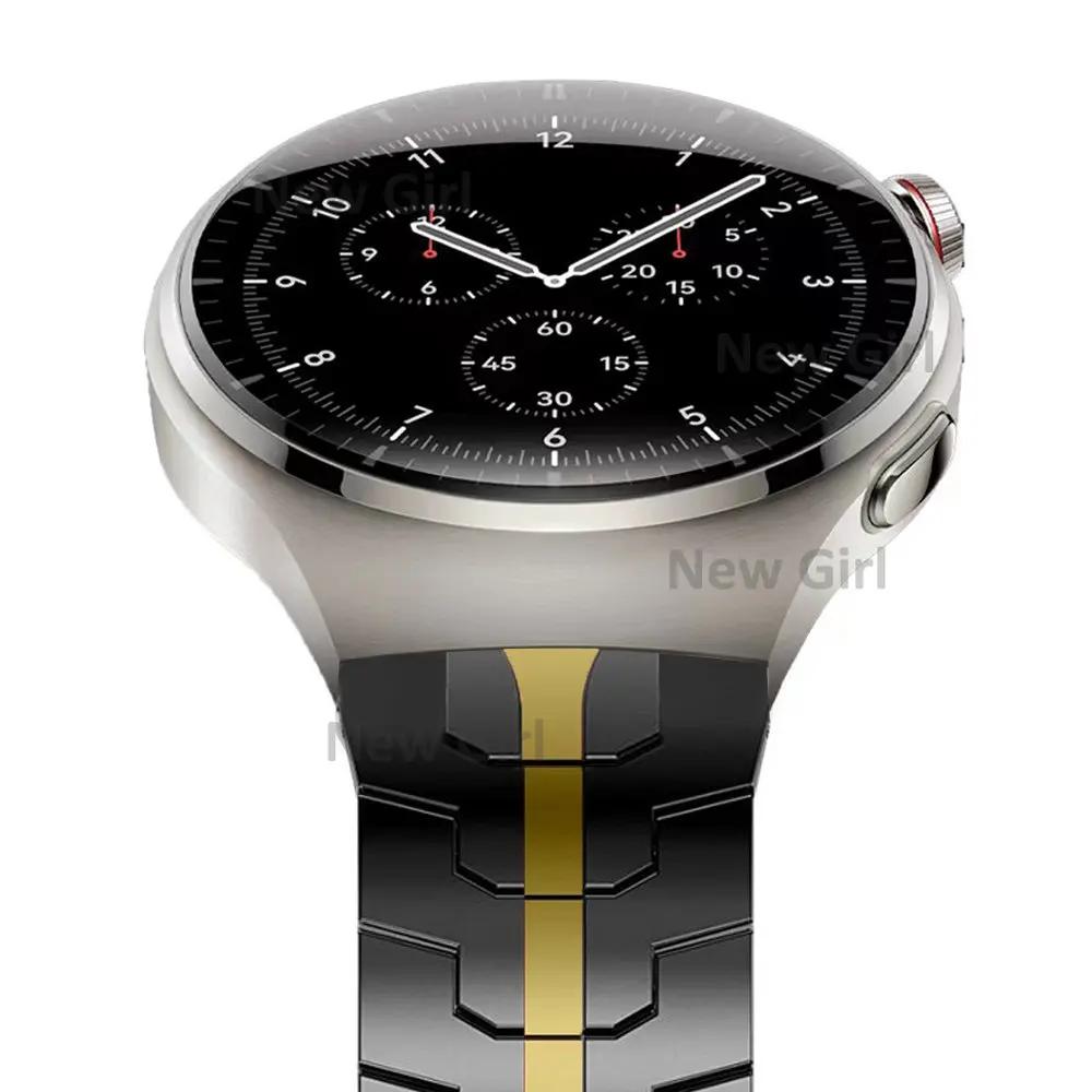 20 22mm Luxury Stainless Steel Strap For Huawei Watch 4 Pro GT3 46mm For Samsung Galaxy Watch 6/5/4 Pro 45mm Gear S3 Metal Band