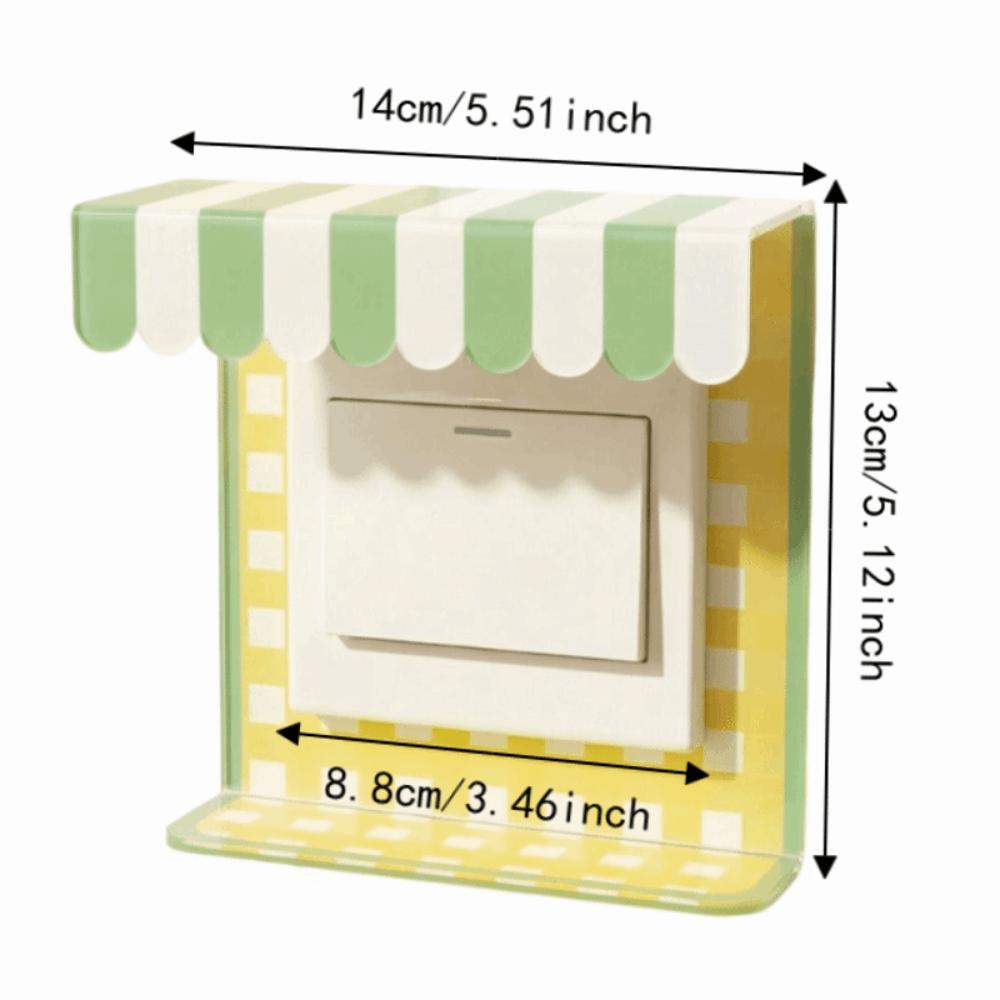 Creative Wall Switch Plate 86 Type Switch Plate Frame Retro Wall Decor Cover  Room Decoration