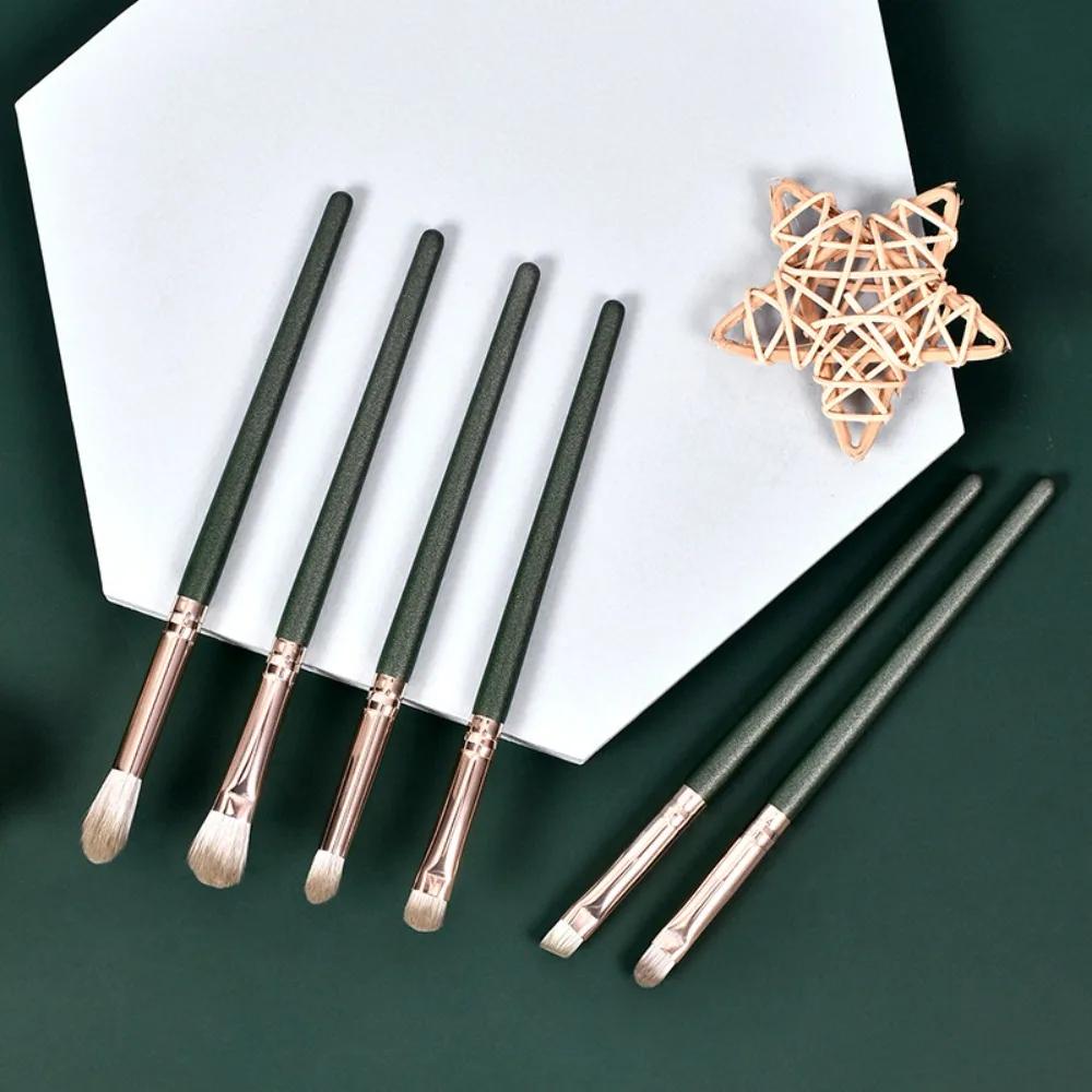 5PCS Makeup Brushes Set Eye Shadow Foundation Women Cosmetic Brush Eyeshadow Blush Beauty Soft Make Up Tools Bag