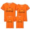 High-End Pure Cotton Family Christmas T-Shirt Set - Mother & Daughter Matching Short Sleeves for Families of Three or Four