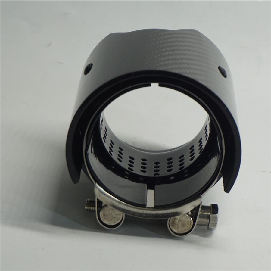 4Pcs 73MM IN 93MM OUT Glossy 100% Real Carbon Fiber Exhaust tip For BMW M Performance exhaust pipe M2 F87 M3 F80 M4 F82 F83 M5 F10 M6 F12 F13 X5M X6M