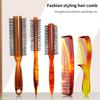 1Pcs Nylon Spiral Professional Plastic Round Brush Salon Barber Anti-Static Comb Massager Hairbrush Dressing Salon Barber Combs
