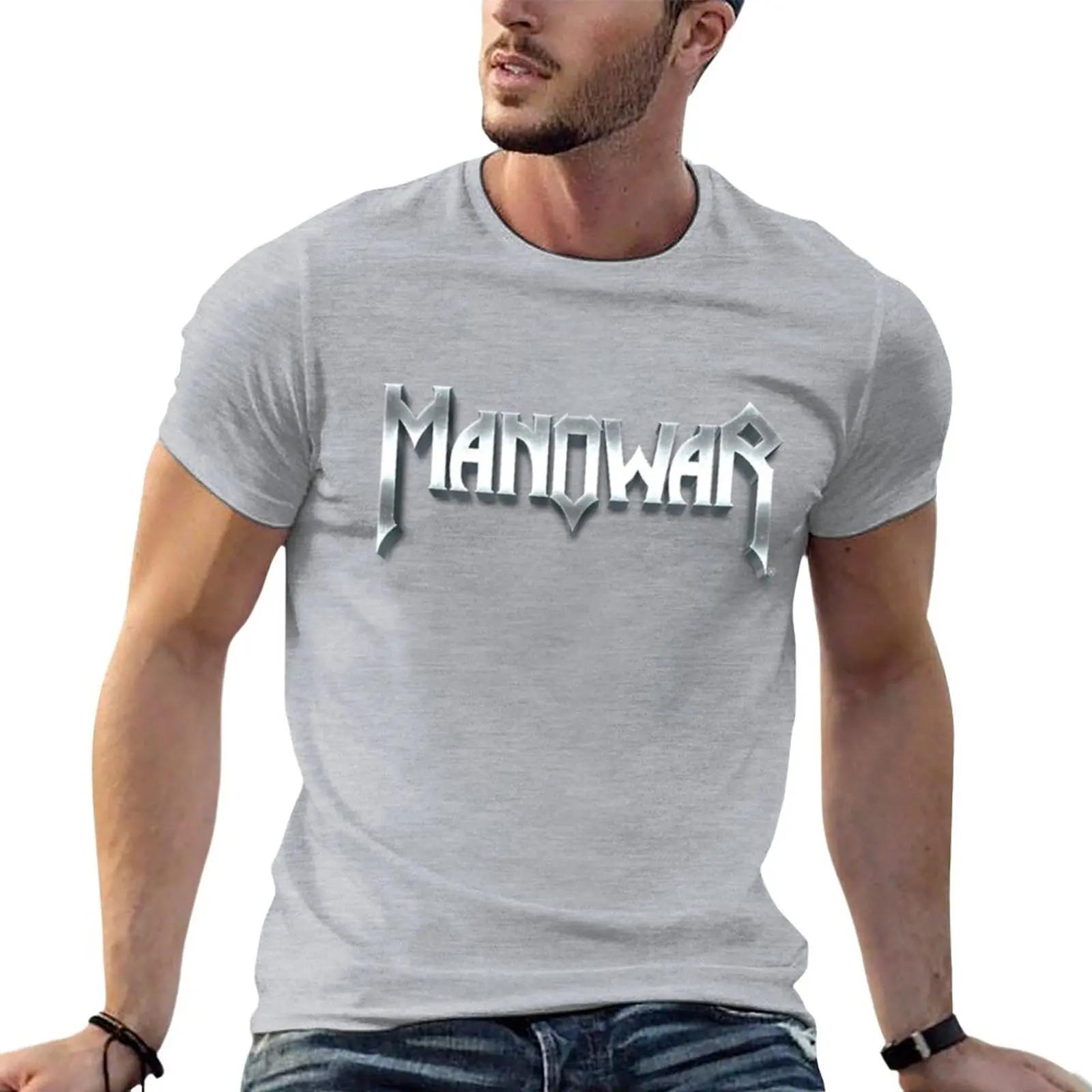 Новая футболка Manowar Manowar Manowar забавная футболка футболка мужская 4XL
